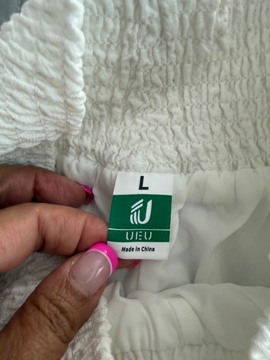 UEU Women's Linen Blend Palazzo Pants With Pockets - Picture 4 of 8